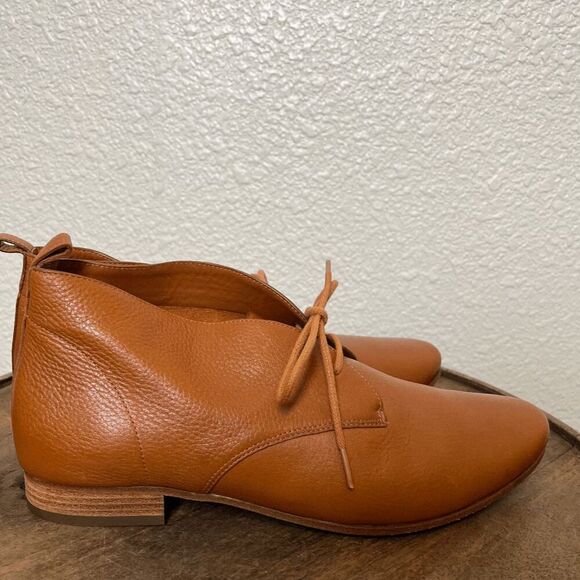 Cole Haan Tan Brown Leather Stellan Chukka Ankle Boots Women's Size 9 B - Picture 7 of 8